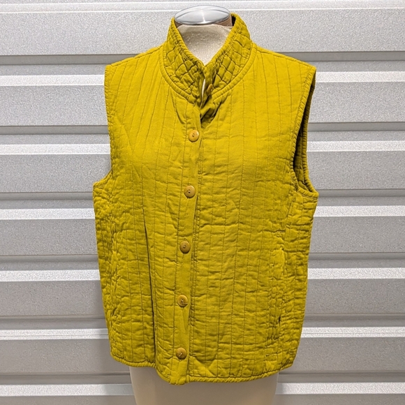 Iridium Jackets & Blazers - dill pickle IRIDIUM quilted cotton vest S M